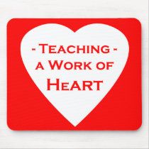 Work of Heart Mouse Pads