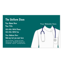 Work Uniform Supplies Business Cards