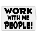 Work With Me People cards