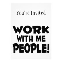 Work With Me People Team Work Announcements