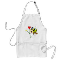Worker Bee and Flower Apron