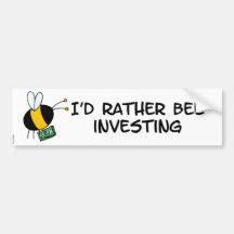 worker bee - banker bumper stickers
