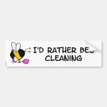 worker bee - maid bumper sticker