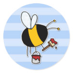 worker bee - painter stickers