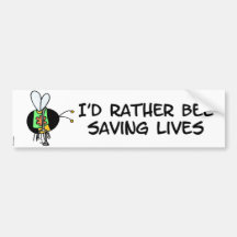 worker bee - paramedic bumper stickers