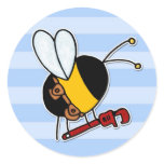 worker bee - plumber stickers