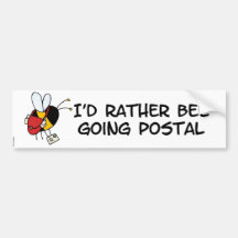 worker bee - postal worker bumper stickers