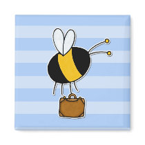 worker bee - salesman refrigerator magnets