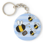 worker bee - teacher keychains