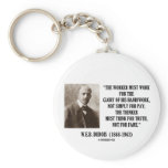 Worker Must Work For Handiwork Thinker Truth Quote keychains