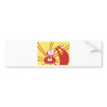 worker with spanner turning screw bumper stickers