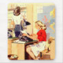 Working Girl Mouse Mat