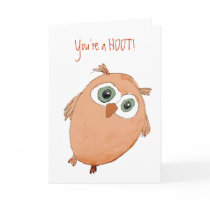 Working here is more fun for OWL of us! Greeting Card