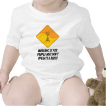 Working Is For People Who Don't Operate a Radio Tee Shirts