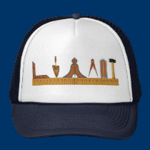 Working Tools of the Free Mason hats