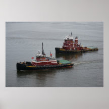 Working Tugs Print