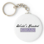 World's Greatest Gran keychains