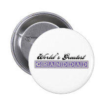 World's Greatest Granddad Pinback Button