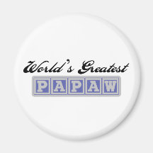 World's Greatest Papaw Magnet