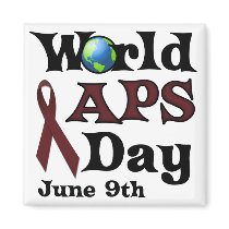 WORLD APS DAY FRIDGE MAGNET