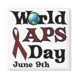 WORLD APS DAY magnets