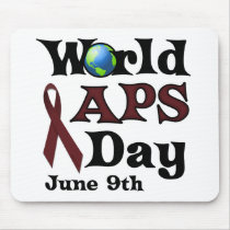 WORLD APS DAY MOUSE PAD
