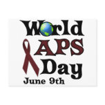 WORLD APS DAY postcards