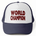 WORLD CHAMPION  HAT