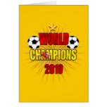 World Champions 2010 Spain Card
