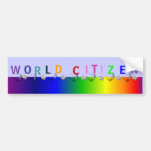 World Citizen Bumper Stickers