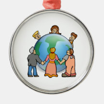 World Coming Together Ornament