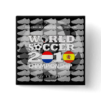 World Cup 2010 Finals Netherland Spain Button SQ