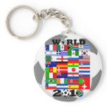 World Cup 2010 Flag Group Keychain