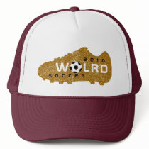 World Cup 2010 Gold Brown Hat