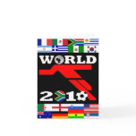 World Cup Flags Player Greeting Card