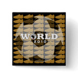 World Cup Shoes Button 2 Gold Brown