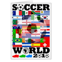 World Cup Soccer 2010 Blank Card