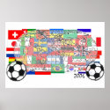 World Cup Soccer Globe posters