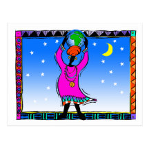 World Dance Postcard