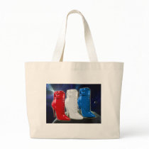 World Domination in Red, White & Blue Tote Bags