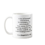 "World Empathy Day" Mug (Left Handed)
