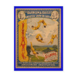 World Famous Silbons Barnum & Bailey Circus Poster postcards