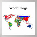 World Flags Poster posters