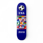 World Flags Soccer 2010 Skateboard