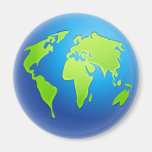 World Globe Fridge Magnet