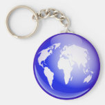 World Globe Keychains