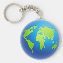 World Globe Keychains