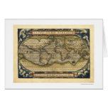 World Map By Ortelius 1570 cards