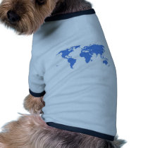 World Map Dog Tee