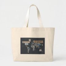 World Map in Words Bag